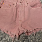 Levi's Pink Levi’s Shorts Denim Photo 0