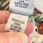 Vintage Y2K Gap Stretch Tropical Floral Print Strapless Dress Women’s Size 6 Red Photo 7