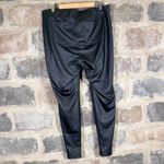 Torrid Faux Leather Leggings Pants Black Woman's Plus Size 2X Pull On Sexy Moto Photo 4