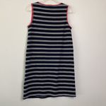 Tribal| Navy Blue and White Striped Dress sz M Size M Photo 4