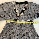 EXPRESS  100% Silk Tunic Mini Dress Kimono Sleeves Floral Size Small Photo 5