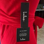 Lulus Own the Night Red Strapless Maxi Dress Size M Photo 6