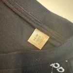 Adidas  Graphic Tee Womens Small Black AOP Spellout Logo Short Sleeve‎ T-shirt Photo 4