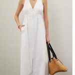 AREA STARS White Cotton Waist Cinching Sleeveless Jean A Photo 0