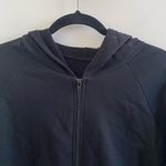 American Apparel Black Zip-Up Rhinestone Crown Hoodie Size XL New W/O Tag Photo 2