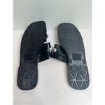 Schutz  Shoes Womens Size 10 Lizzie Sandals Black Rubber Silver Stud Slides Photo 9