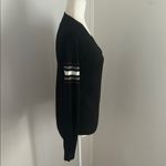 Pink republic  Black Long Sleeve Scoop Neck Sweater sz S Photo 2