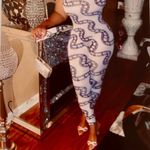 Weird Puss Print Inclined Shoulder Jumpsuit Women Skinny Sleeveless Fitness Black Size L Photo 2