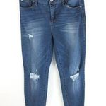 Celebrity Pink Womens Jeans Mid Rise Ankle Skinny Distressed Stretch 11/30 Photo 0