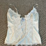 Princess Polly White Lace Buttoned Top Photo 1