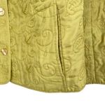 J.Jill  Green Silk Embroidered Lightweight Jacket Coat Photo 10