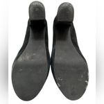 Bettye Muller Bettye by  Black Suede Round Chunky Heels Toe Pump Shoes Photo 7
