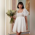 Sister Jane pearl bridal mini dress size small NNT pit to pit 14” White Photo 8