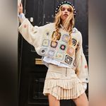 Free People Dahlia Crochet Pullover Photo 2