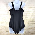 MiracleSuit  Oceanus Swimsuit 18W Black One Piece Surplice Ruched 74488W $180 Photo 12