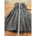 NWT J.Crew Clara Women’s Grey Sleeveless Lining Silk Chiffon Dress Size 0 Gray Photo 4