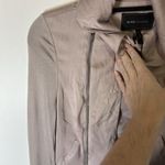 BCBGMAXAZRIA BCBGMAZARIA ASYMMETRICAL SOFT JACKET PURPLE MEDIUM ZIPPER WIDE LAPEL WOMENS Photo 4