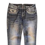 Vigoss The Thompson Tomboy Jeans Low Rise Skinny 27x27 Blue Denim Stretch EUC Photo 1