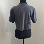 Vans  Charcoal Graphic Crop Top Photo 2