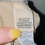 L.L. Bean Women's Tan High Waisted Ankle Cropped Outdoors Relaxed Fit Pants Size L Photo 5