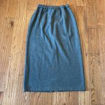 Orvis  grey pull on elastic waist pencil skirt small Photo 1