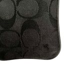 Coach Vintage Black Jacquard Signature Skinny Wristlet Bag Purse Photo 5