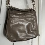 Rebecca Minkoff Grey Vanity Large Leather Saddle Bag Crossbody Purse Photo 15