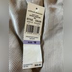 NEW Alfred Dunner Echo Canyon Corduroy Pull on Pants 18 27” inseam $48 Tan Photo 3