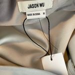 Jason Wu NWT  Satin Ruched MIDI‎ Skirt in Champagne Size Medium Photo 6