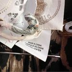 Muche Muchette Brown Leopard Print Blouse NEW One Size Short Sleeves Tan Photo 6