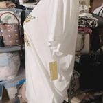 Michael Kors Women's  yellow floral MK Logo T-Shirt - white - size M new with tag Photo 2