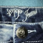 VIP high waisted distressed acid wash wrinkle look Y2K jeans size 5/6 Photo 2