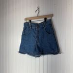 No Boundaries VTG Y2K 90s  High Rise Denim Shorts Size 7 Blue 100% Cotton Grunge Photo 2