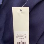 Francesca's  Collection Mi Ami Floral Dress Large Navy Blue NWT Photo 7