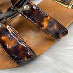 Vionic 381 Park Radia tortoise slip-on wedge sandals 2” size 7 velcro open toe Photo 10