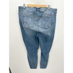 Torrid Medium Wash Bombshell Skinny Denim Jeans Stretch Distressed Size 22R Photo 1
