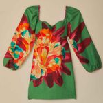 Farm Rio Green Tropicart Mini Dress XS Photo 1
