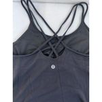 Lululemon Power Y Tank Top Black Size 8 Strappy Cross Back Built-In Bra sports Photo 2