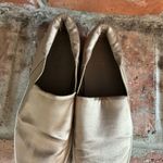 Vince Warren Tan Satin Platform Slip On Sneakers Photo 5