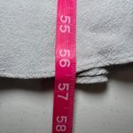 Aritzia  Wilfred Bellow Dress 12 Ruched Bodice Midi Bias Cut Gray Smocked Back Photo 9