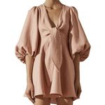 Shona joy NWT  ACE PUFF SLEEVE MINI Dress 4 Photo 0