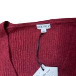 Ava & Viv Women’s Red Knit Sweater AVA VIV Sz 2X NWT Fall Winter Holiday Feminine Photo 2