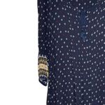 American Eagle  Dress Size Small Boho Navy‎ White Red Pattern Womens Viscose Photo 3