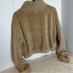 SO  1/4 zip fleece cropped jacket Photo 3