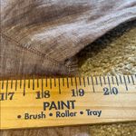 J McLaughlin Linen Button Down Shirt Cafe Latte Size XS Tan Photo 4