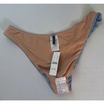 J.Crew Light Blue Mid-Rise Cheeky Bikini Bottom - Size M Photo 3