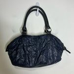 LP/LP quilted puffer purse navy blue 14” x 8.5” x 4” Black Photo 1