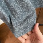 LOGO By Lori Goldstein Heather grey oversized boatneck 3/4 sleeve pockets sz S Photo 6