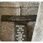 Kenneth Cole  Cotton  Blend Military Buttons Gray Warm Cozy Women’s Sweater SZ PM Photo 1