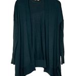 Ann Taylor Loft Womens Open Sweater Size XS Green Wool Blend Long Sleeve Photo 0